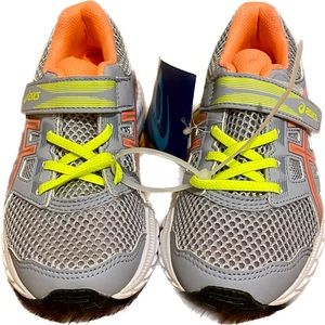ASICS Girls Sneakers - Silver/Coral - NWT